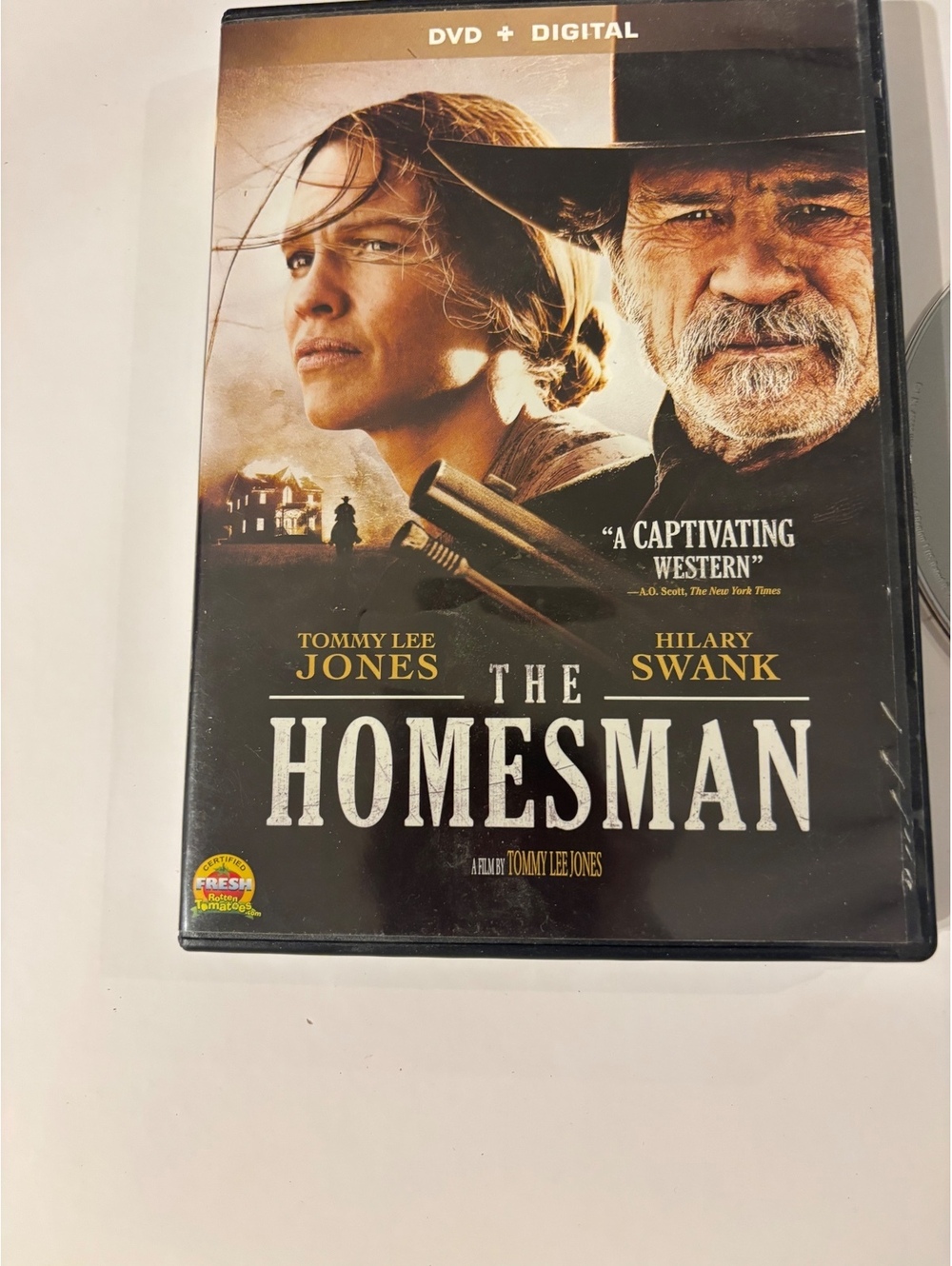 The Homesman DVD + Digital Tommy Lee Jones Hilary Swank Western Movie